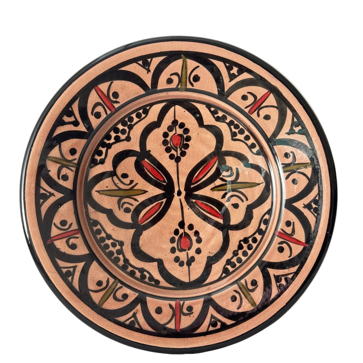 Medium Plate- Rose