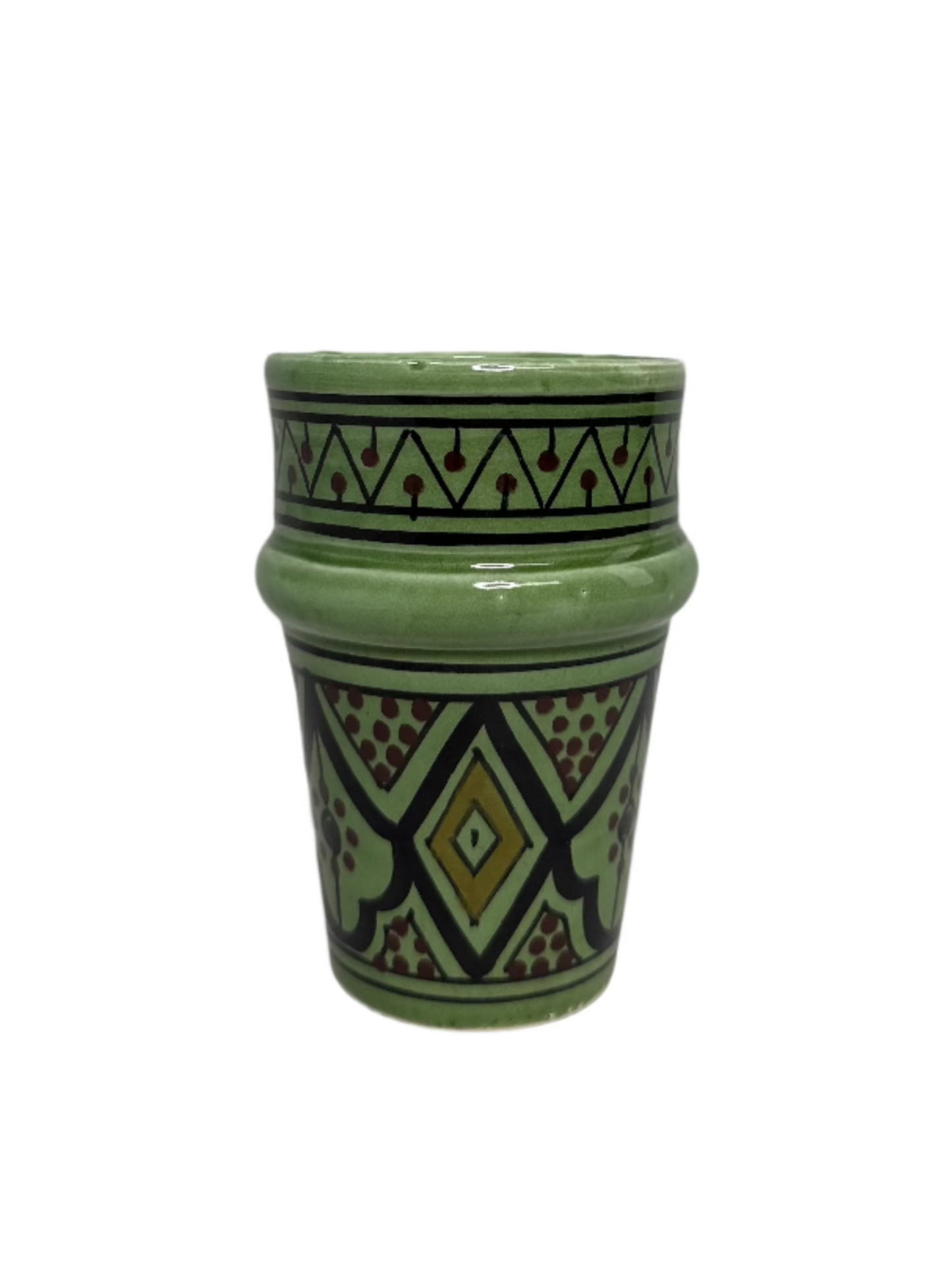 Beldi cup white clay- Green